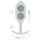 B-VIBE SNUG PLUG 5 負重訓練後庭塞 5號(最大碼)