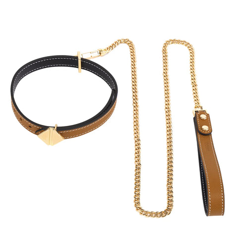 LOCKINK 簡易項圈連牽繩 Basic Leather Collar and leash