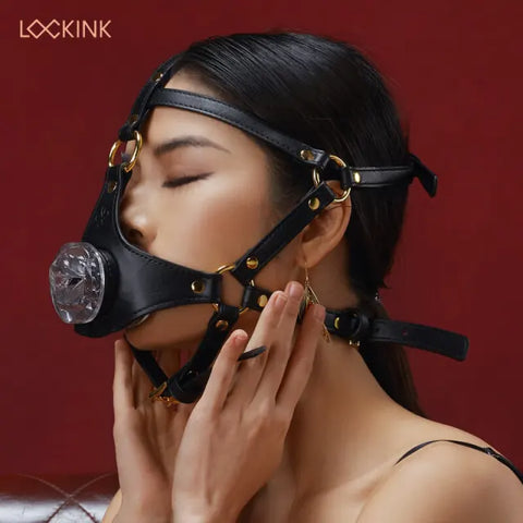 LOCKINK 強制口交頭套 Forced Facial Harness