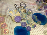 【寶石系列】幻彩寶石 波浪紋漸進拉珠 RAINBOW GEM RIPPLE PROGRESS BEAD