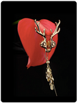 LOCKINK 鹿角唯美金屬乳夾 Stag Adjustable Nipple Clip
