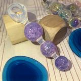 【寶石系列】幻彩寶石球形漸進拉珠 M/L RAINBOW GEM PROGRESS BEAD