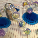 【寶石系列】幻彩寶石 波浪紋漸進拉珠 RAINBOW GEM RIPPLE PROGRESS BEAD