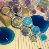 【寶石系列】幻彩寶石 波浪紋漸進拉珠 RAINBOW GEM RIPPLE PROGRESS BEAD
