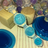 【寶石系列】幻彩寶石 波浪紋漸進拉珠 RAINBOW GEM RIPPLE PROGRESS BEAD
