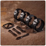 LOCKINK 真皮手腳駟馬縛拘束套裝 Hogtie Set