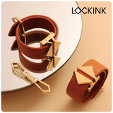 LOCKINK 真皮手腳駟馬縛拘束套裝 Hogtie Set
