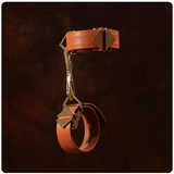 LOCKINK 真皮手腳駟馬縛拘束套裝 Hogtie Set