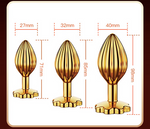 LOCKINK 新手金屬肛塞套裝 Metal Plug Set