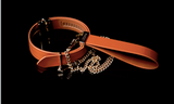 LOCKINK 真皮索帶項圈連牽繩 Leather Tie Collar and leash