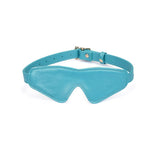 Liebe Seele 日系真皮眼罩 綠松石 LEATHER BLINDFOLD TURQUOISE