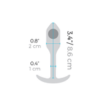 B-VIBE SNUG PLUG 1 負重訓練後庭塞 1號（最小碼）